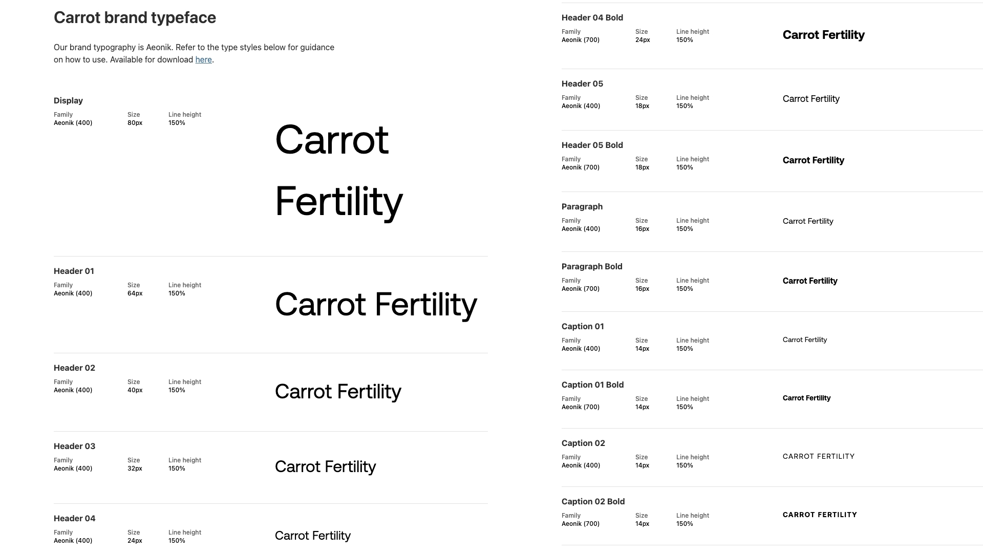 Carrot Brand Typography-1