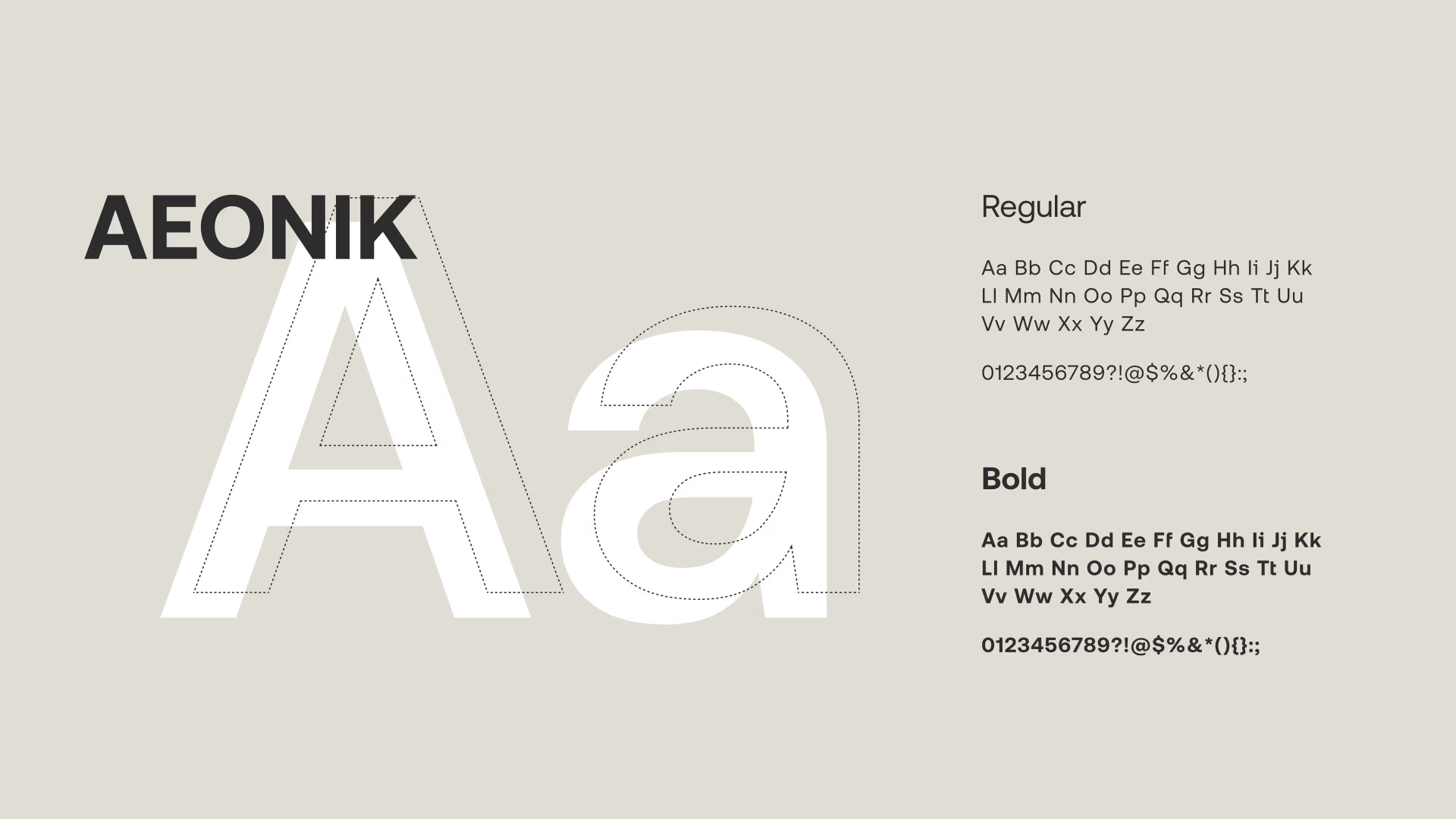 Carrot Brand Typography